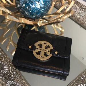 Black Leather Foldable Wallet